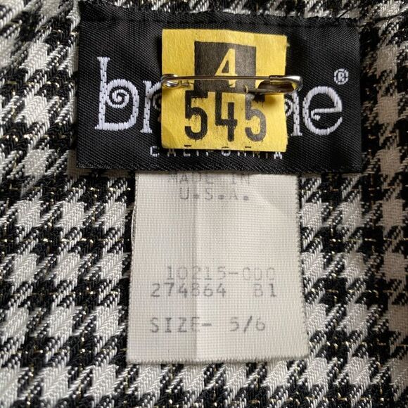 Brioche California Vintage Dress Gingham Prairie Farmhouse Button Down Cottage - Picture 14 of 15